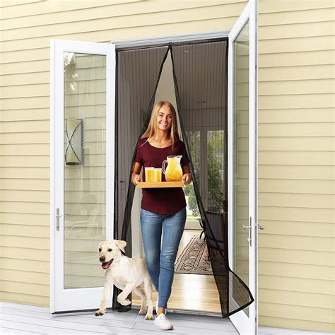 screen door with magnetic closure